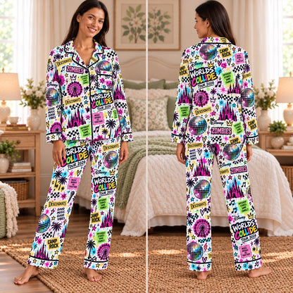Design 3 - white disco ball long sleeve set