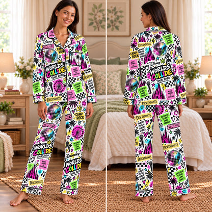 Design 4 - white Camp Rock long sleeve set
