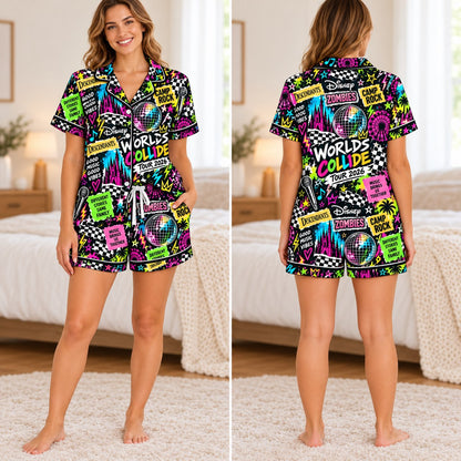Design 2 - black short sleeve set
