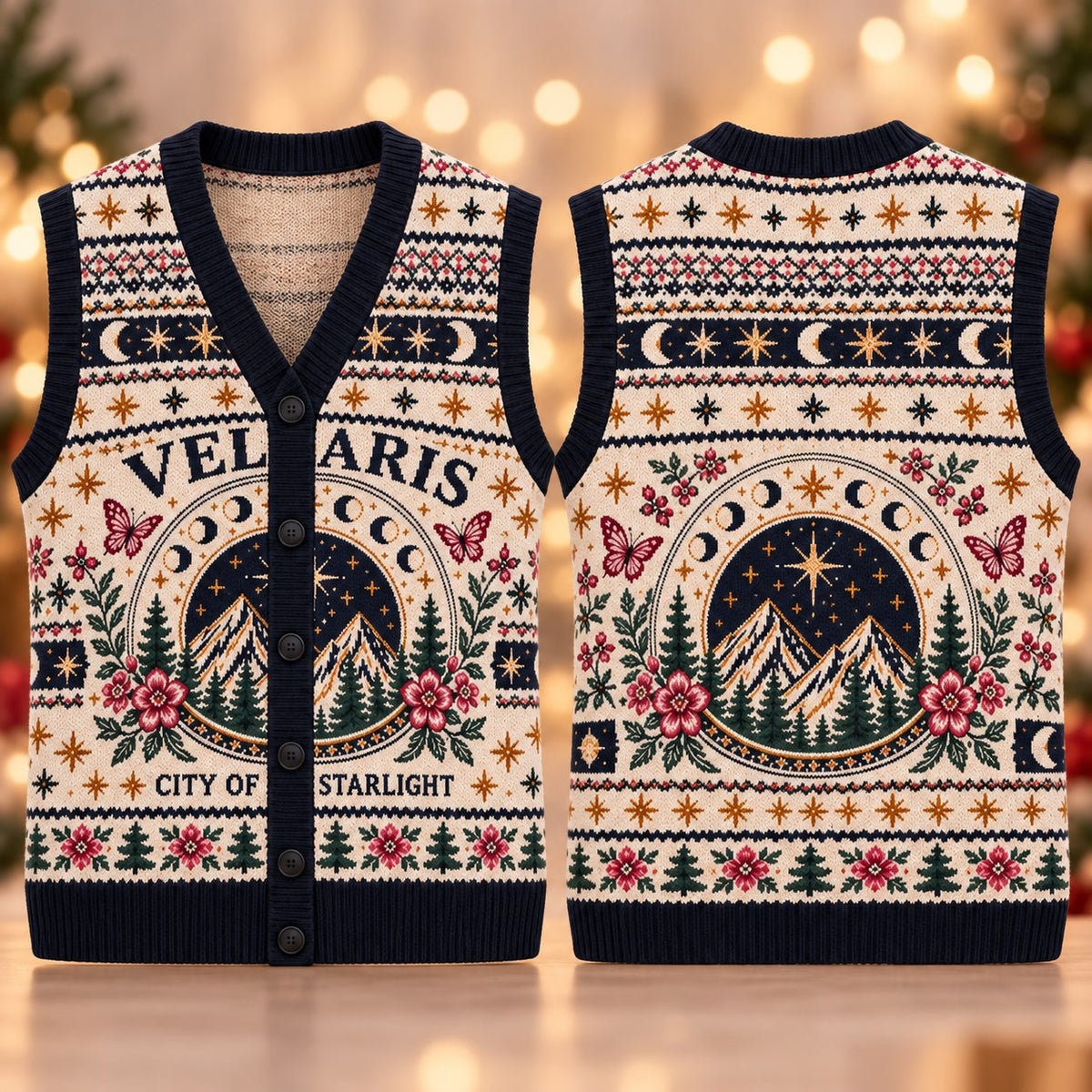 Velaris City of Starlight Cardigan Vest - view 4