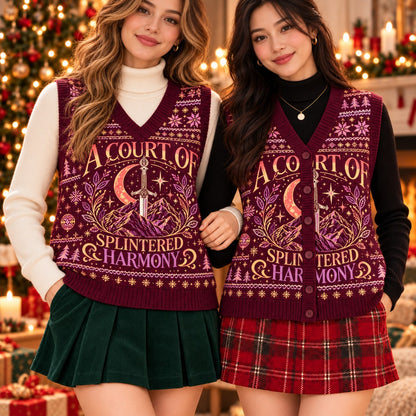 A Court of Splintered Harmony Cardigan Vest - view 1