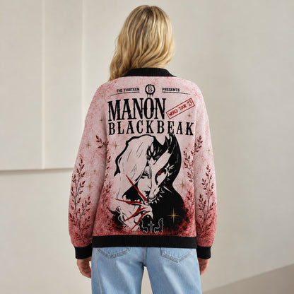 Throne of Glass cardigan Manon Blackbeak rattle the stars pink dagger knit - view 8
