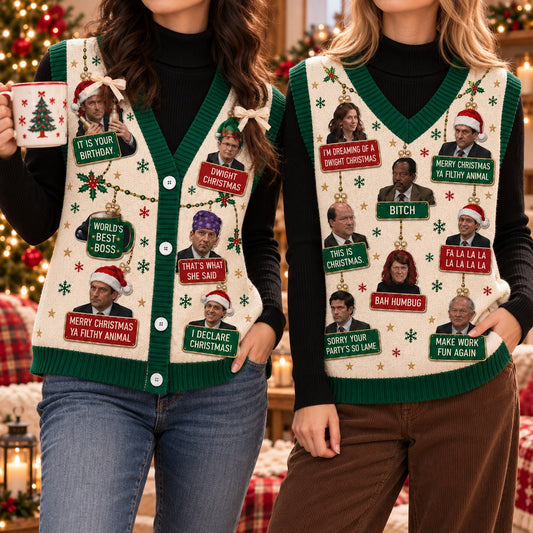 The Office Christmas Cardigan Vest - view 1