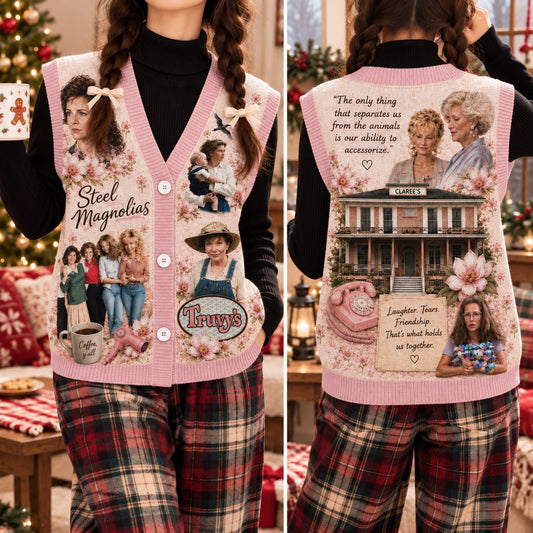 Truvys Steel Magnolias Cardigan Vest - view 2