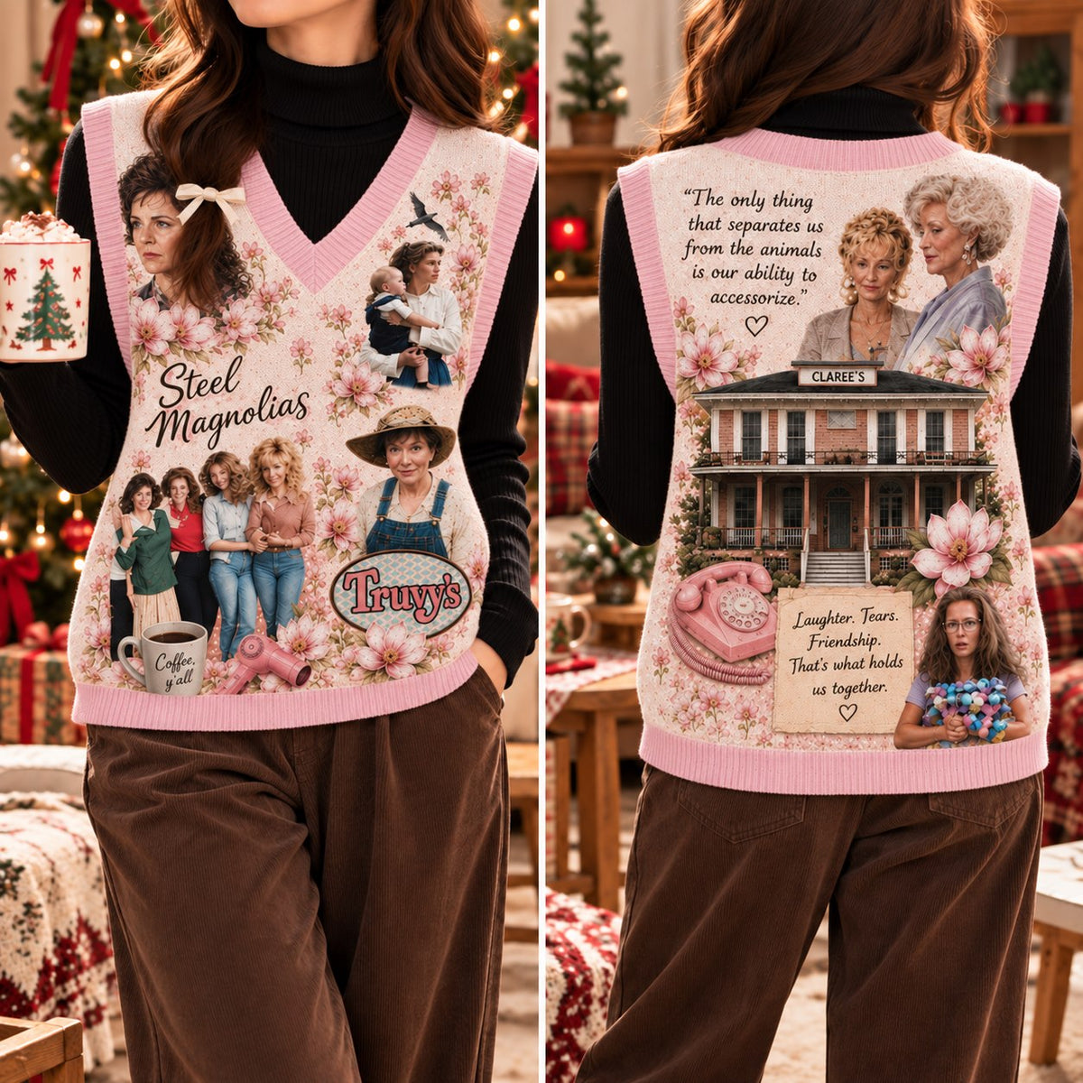 Truvys Steel Magnolias Cardigan Vest - view 3