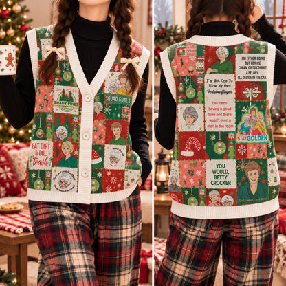 Shady Pines Golden Girls Cardigan Vest - view 2