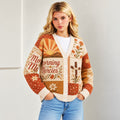 Morning Mercies Cardigan - His Mercies Are New Every Morning Christian Sweater for Women, Sunrise Knit