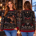 Nesta & Cassian Knit Ugly Christmas Sweater – ACOTAR Night Court Bookish Gift