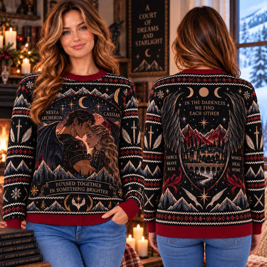 Nesta & Cassian Knit Ugly Christmas Sweater