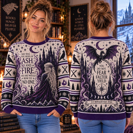 Heir of Ash and Fire Aelin Knit Ugly Christmas Sweater