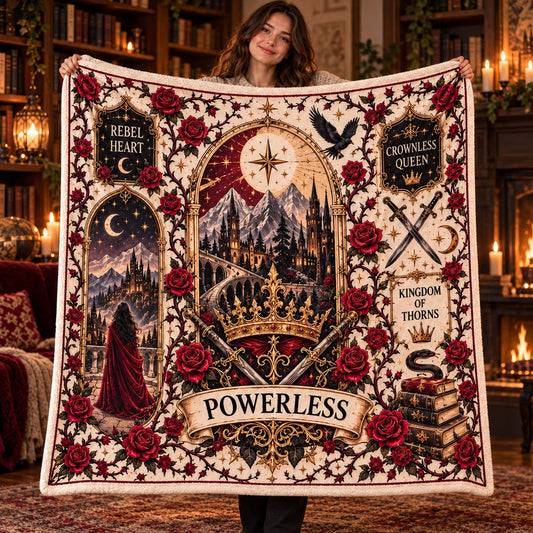 Powerless Blanket - held up