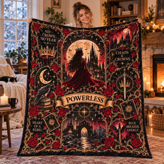 Powerless Blanket - held up