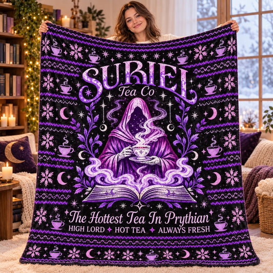 Suriel Tea Co Blanket - held up