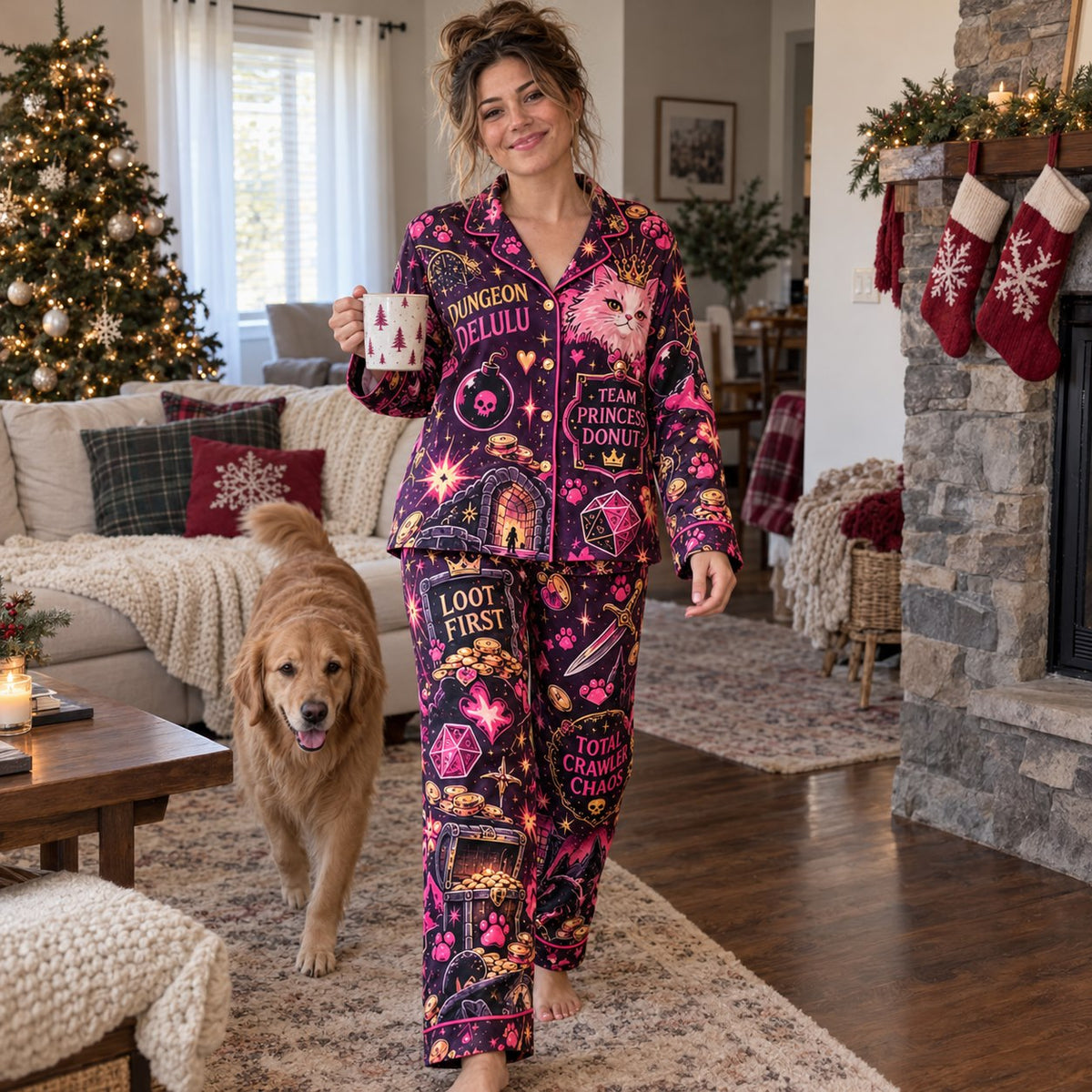 Dungeon Crawler Carl Pajama Set - cozy bedroom look
