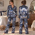 Moonlit City Pajama Set, Starfall Reader Pajamas, Lunathion Dreams PJs, Moonlit Magic Celestial Pajamas, Fantasy Author Gift for Her