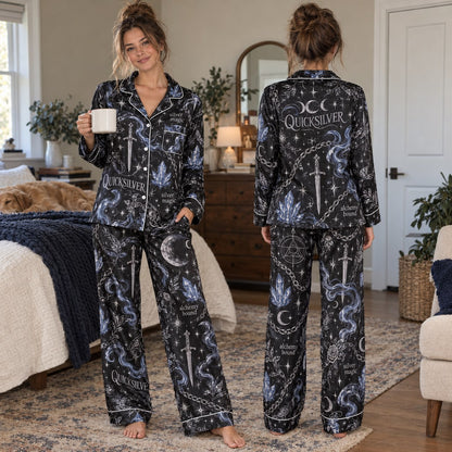 Quicksilver Pajama Set - front and back view