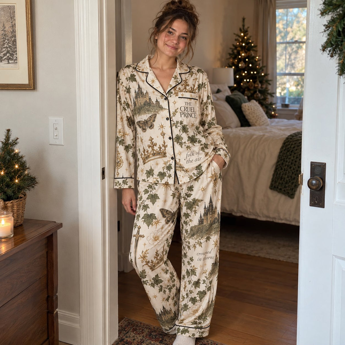The Cruel Prince Pajama Set - cozy bedroom look