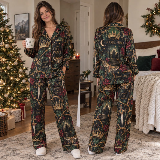 The Cruel Prince Pajama Set - front and back view