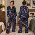 Dragon Tribes Pajama Set, NightWing Moonlit Tribe Satin Pajamas, Dragon Pajamas, Bookish Christmas Gift for Her, Booktok Merch