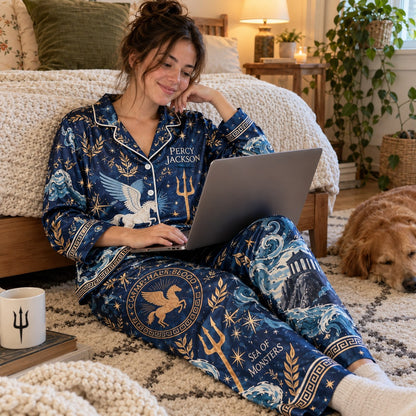 Percy Jackson Pajama Set - cozy at-home look