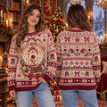 Belle's Book Club Knit Ugly Christmas Sweater – Bookish Rose Beauty Beast Reader Gift