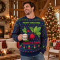 Merry Christmas From The Beet Farm Knit Ugly Christmas Sweater – Funny Office Party Beets Farmer Gift