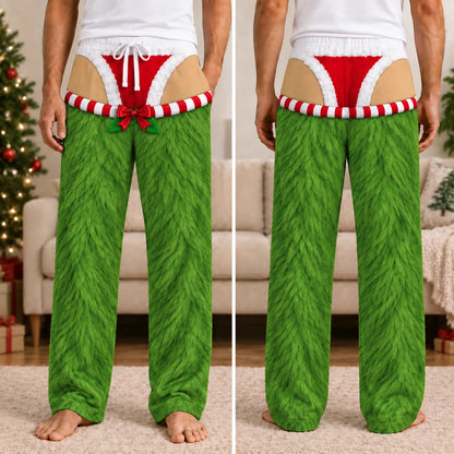 Matching Christmas pajama pants for couples