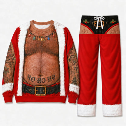 Naughty Couples Ugly Christmas Sweaters - His & Her Set