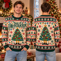 Son of a Nutcracker Knit Ugly Christmas Sweater – Funny Elf Movie Quote Christmas Tree Gift