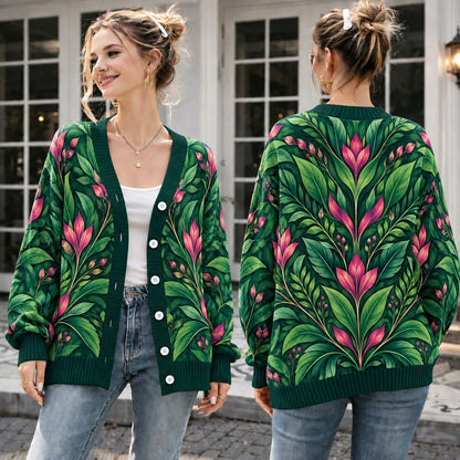 Wings of Fire Cardigan - IceWing NightWing RainWing SandWing SeaWing Knit Sweater - RainWing