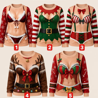 Womens Christmas sweater size chart
