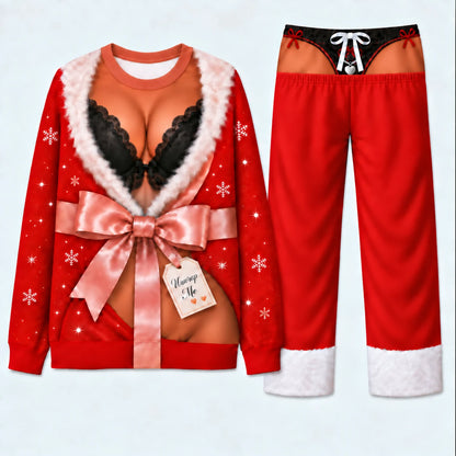 Naughty Couples Ugly Christmas Sweaters - His & Her Set